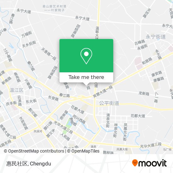 惠民社区 map
