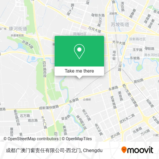 成都广澳门窗责任有限公司-西北门 map