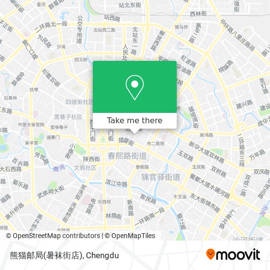 熊猫邮局(暑袜街店) map