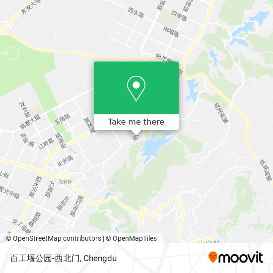 百工堰公园-西北门 map
