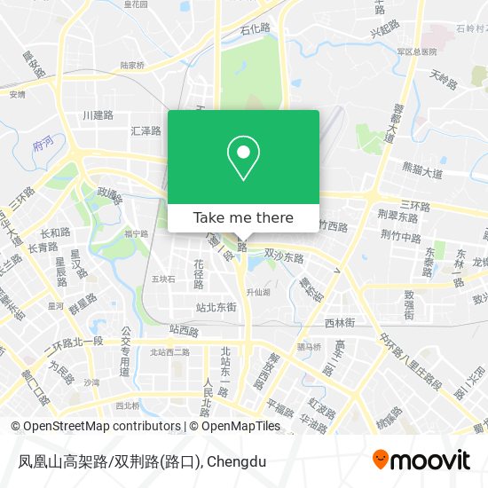 凤凰山高架路/双荆路(路口) map
