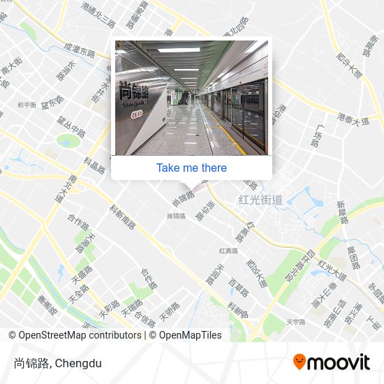 尚锦路 map