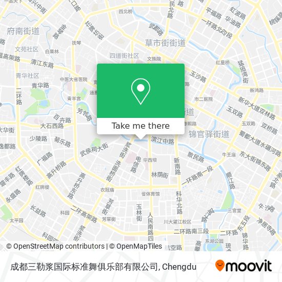 成都三勒浆国际标准舞俱乐部有限公司 map