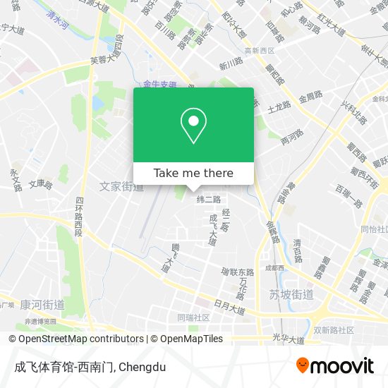 成飞体育馆-西南门 map