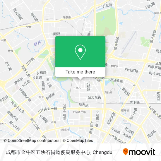 成都市金牛区五块石街道便民服务中心 map