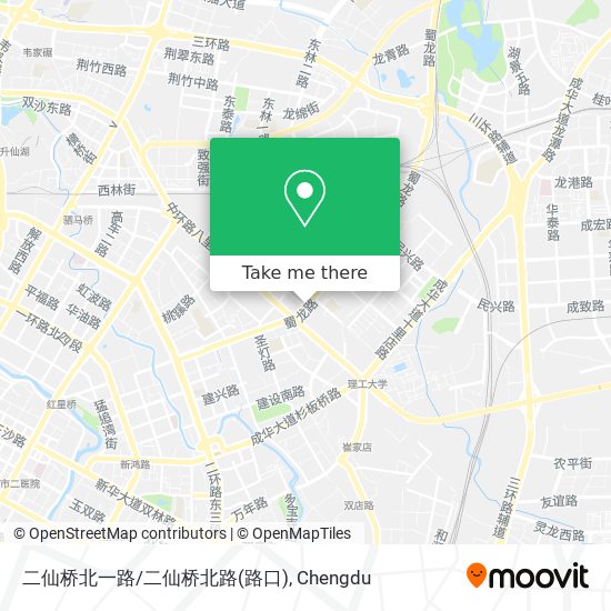 二仙桥北一路/二仙桥北路(路口) map