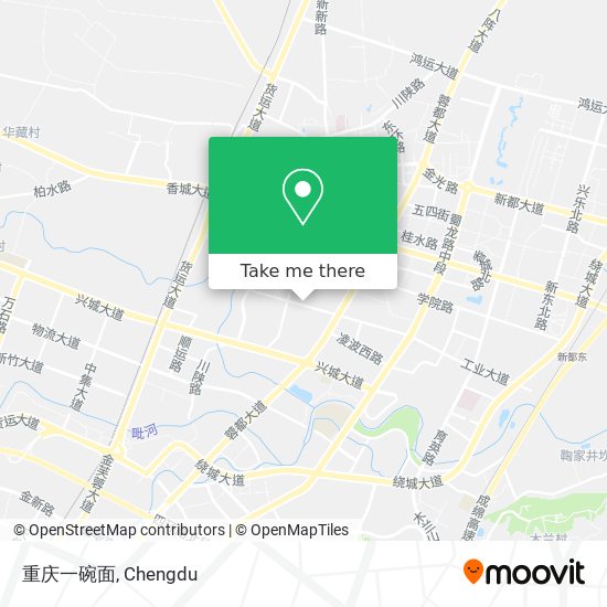 重庆一碗面 map