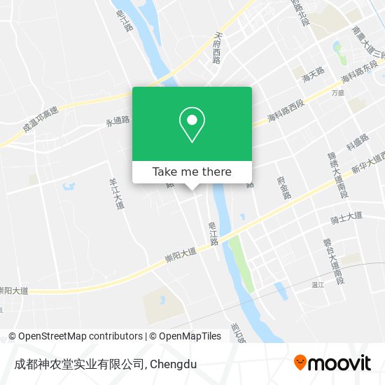 成都神农堂实业有限公司 map