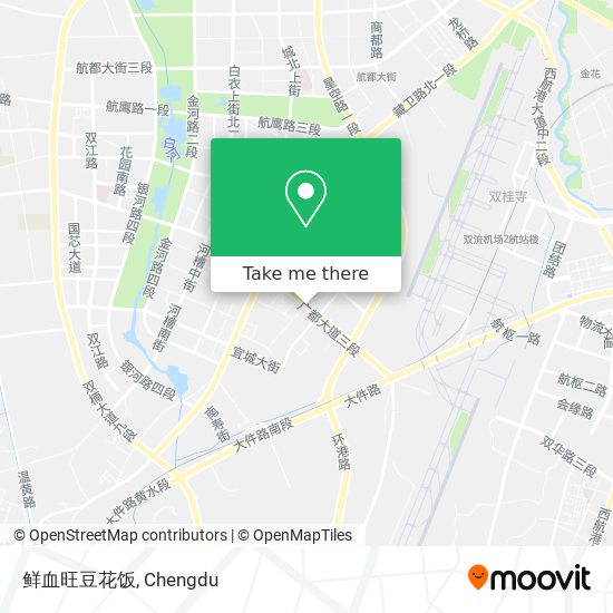 鲜血旺豆花饭 map