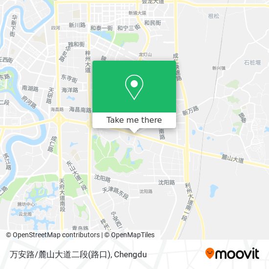 万安路/麓山大道二段(路口) map