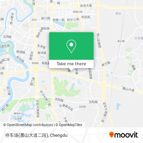 停车场(麓山大道二段) map