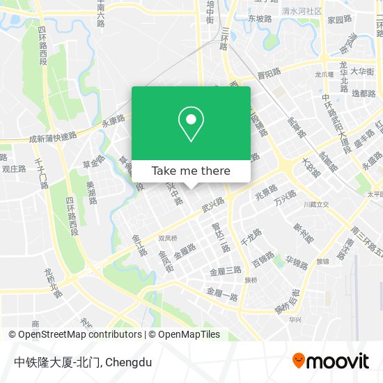 中铁隆大厦-北门 map