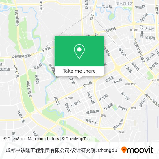 成都中铁隆工程集团有限公司-设计研究院 map
