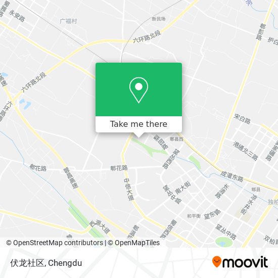 伏龙社区 map