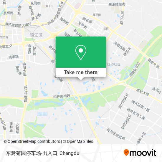 东篱菊园停车场-出入口 map