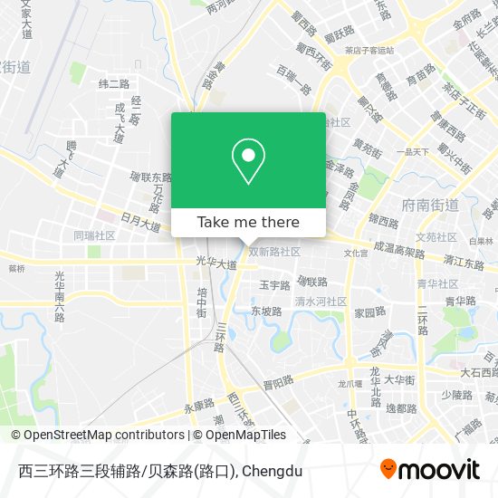 西三环路三段辅路/贝森路(路口) map