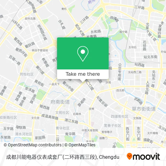 成都川能电器仪表成套厂(二环路西三段) map