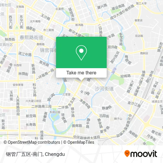 钢管厂五区-南门 map