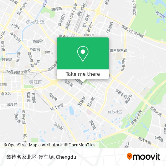 鑫苑名家北区-停车场 map