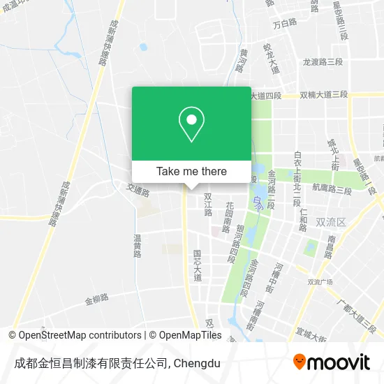 成都金恒昌制漆有限责任公司 map