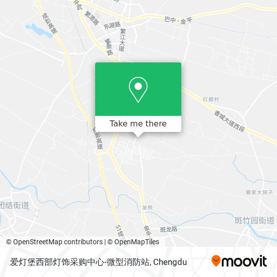 爱灯堡西部灯饰采购中心-微型消防站 map