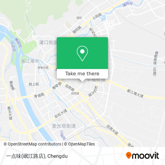 一点味(岷江路店) map