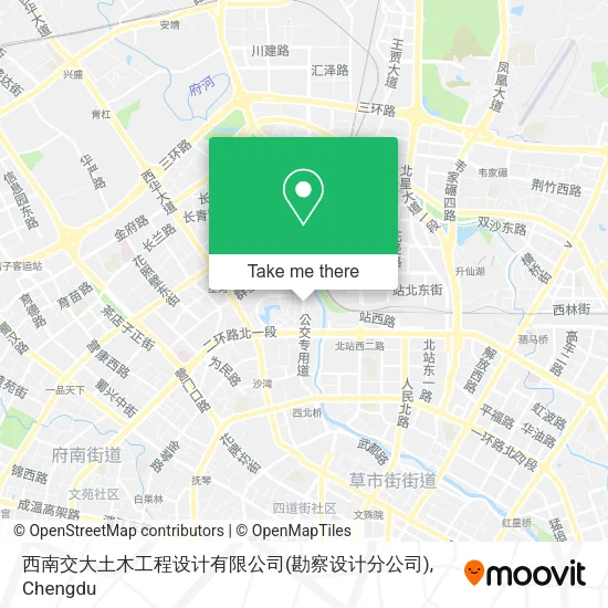 西南交大土木工程设计有限公司(勘察设计分公司) map