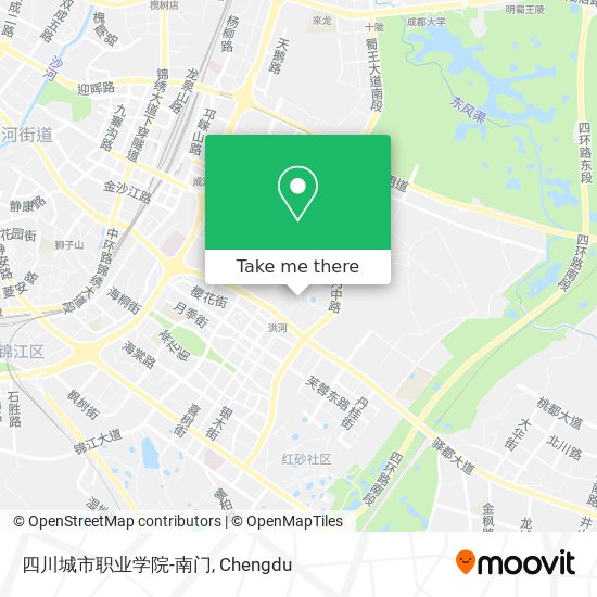 四川城市职业学院-南门 map