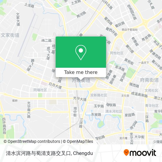 清水滨河路与蜀清支路交叉口 map