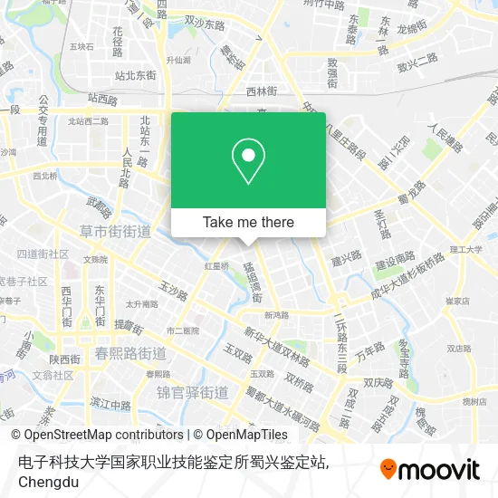 电子科技大学国家职业技能鉴定所蜀兴鉴定站 map