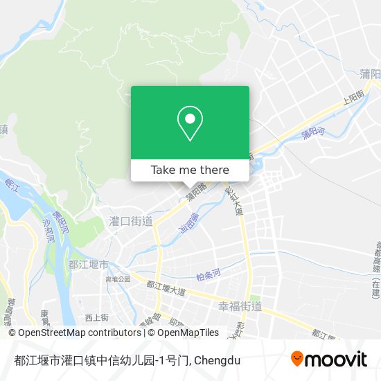 都江堰市灌口镇中信幼儿园-1号门 map