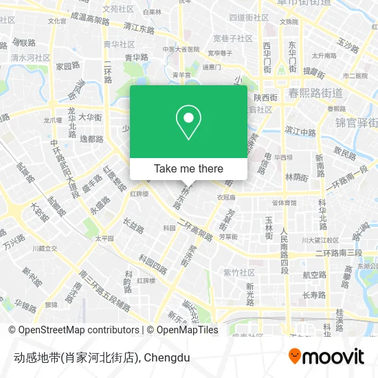 动感地带(肖家河北街店) map