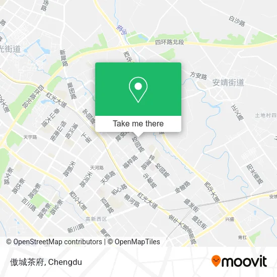 傲城茶府 map