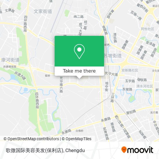 歌微国际美容美发(保利店) map