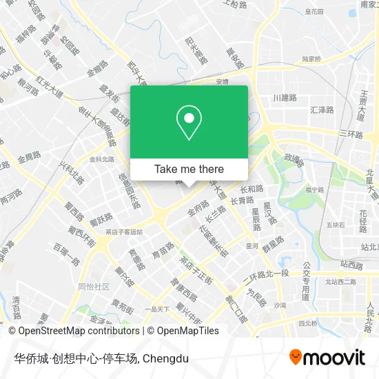 华侨城·创想中心-停车场 map