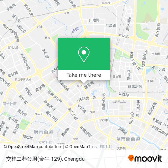 交桂二巷公厕(金牛-129) map