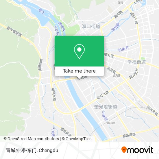 青城外滩-东门 map