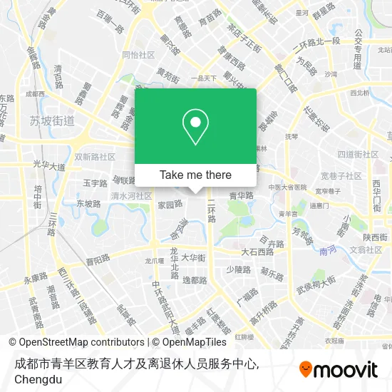 成都市青羊区教育人才及离退休人员服务中心 map