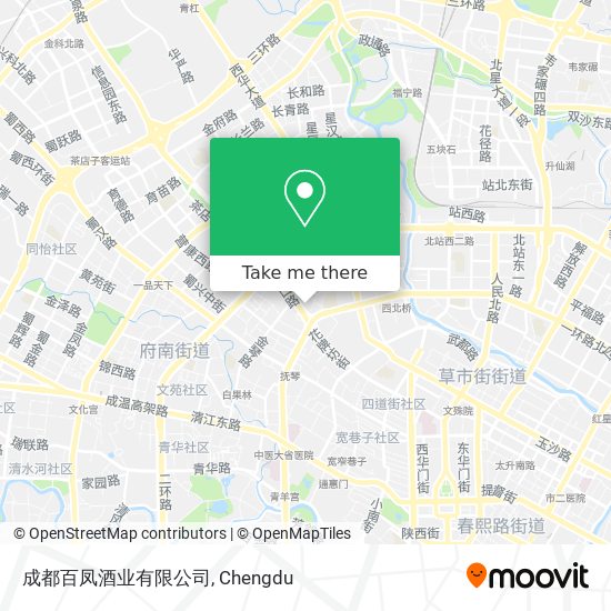 成都百凤酒业有限公司 map