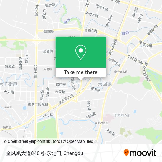 金凤凰大道840号-东北门 map