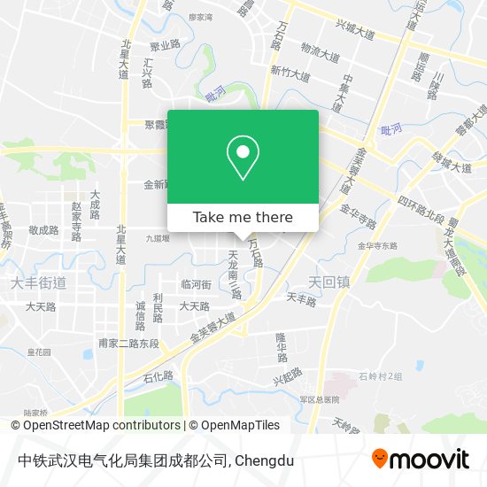 中铁武汉电气化局集团成都公司 map