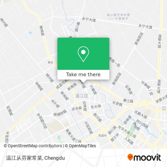 温江从芬家常菜 map