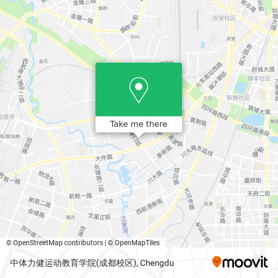 中体力健运动教育学院(成都校区) map