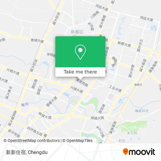 新新住宿 map