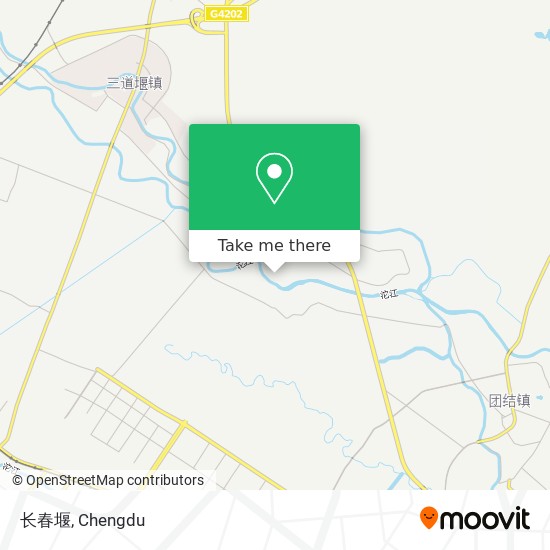 长春堰 map