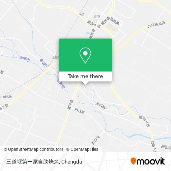 三道堰第一家自助烧烤 map