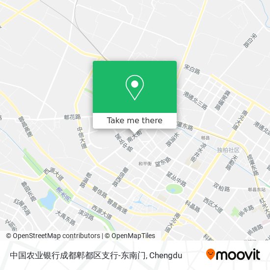 中国农业银行成都郫都区支行-东南门 map