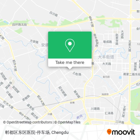 郫都区东区医院-停车场 map