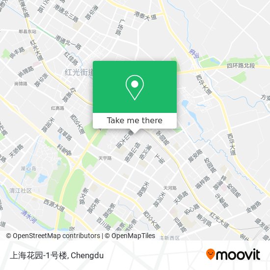 上海花园-1号楼 map