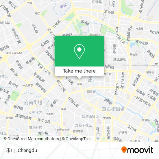 乐山 map